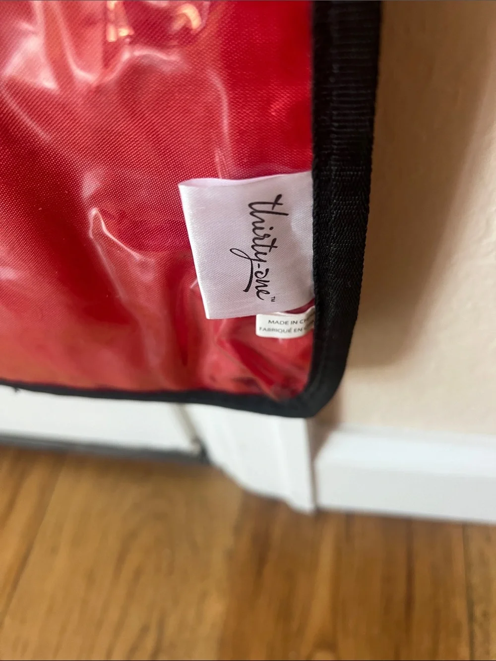 thirty-one Black & White Circle Pattern Cosmetic Organizer